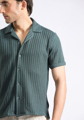 Green Self Shirt